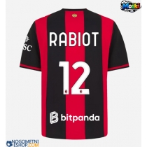 Moški Nogometni dresi AC Milan Adrien Rabiot #12 Domači 2026-27 Kratek Rokav